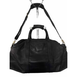 Coach Vintage Black Leather Travel Duffel Bag F 1 S- 0502